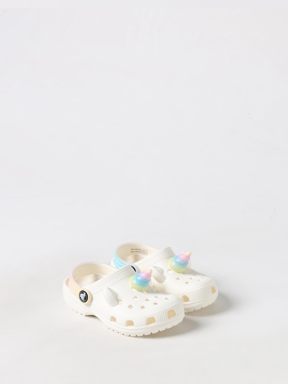 CROCS CHAUSSURES: Chaussures enfant Crocs, Blanc - Img 2