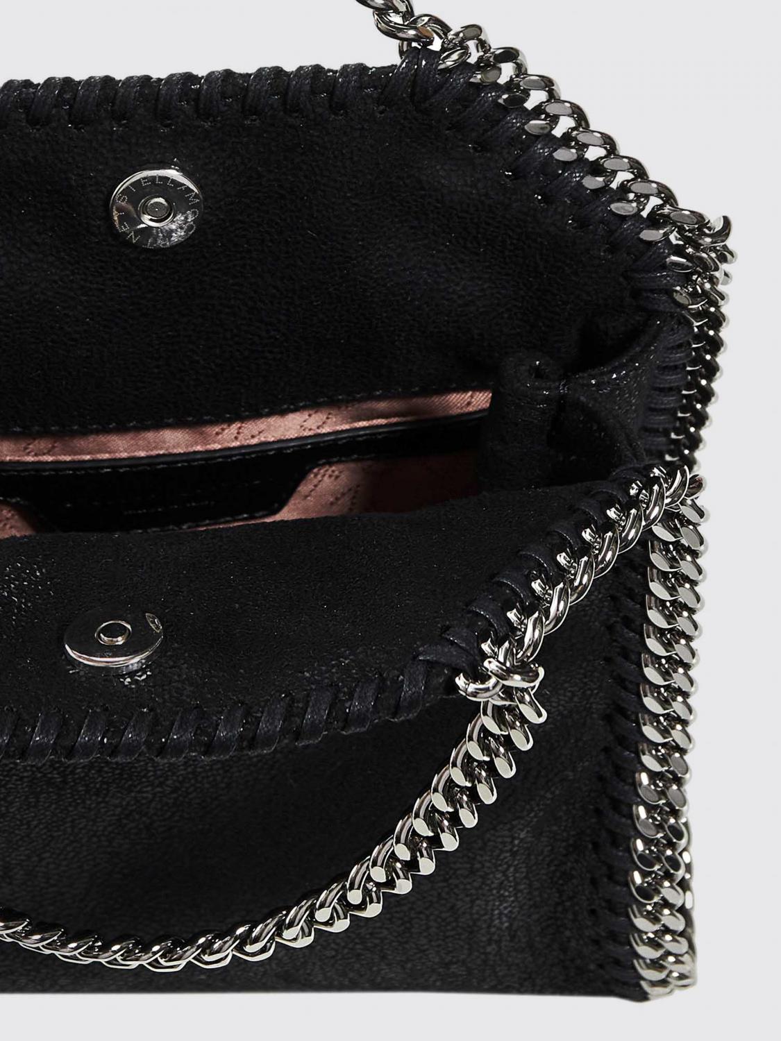 STELLA MCCARTNEY BORSA MINI: Borsa tote micro Falabella Stella McCartney, Nero - Img 3