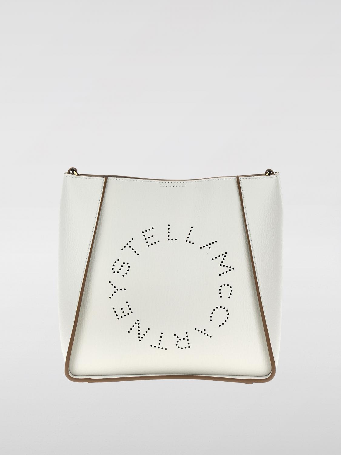STELLA MCCARTNEY BORSA MINI: Borsa Stella McCartney in pelle sintetica a grana , Bianco - Img 1
