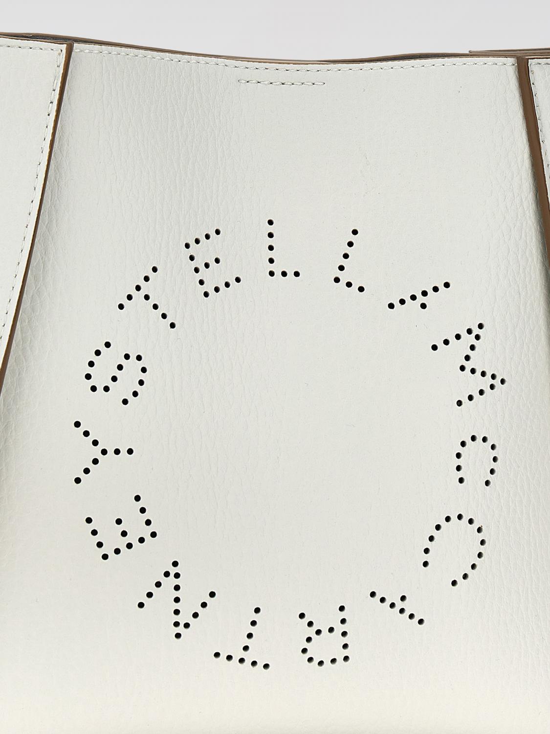 STELLA MCCARTNEY BORSA MINI: Borsa Stella McCartney in pelle sintetica a grana , Bianco - Img 3