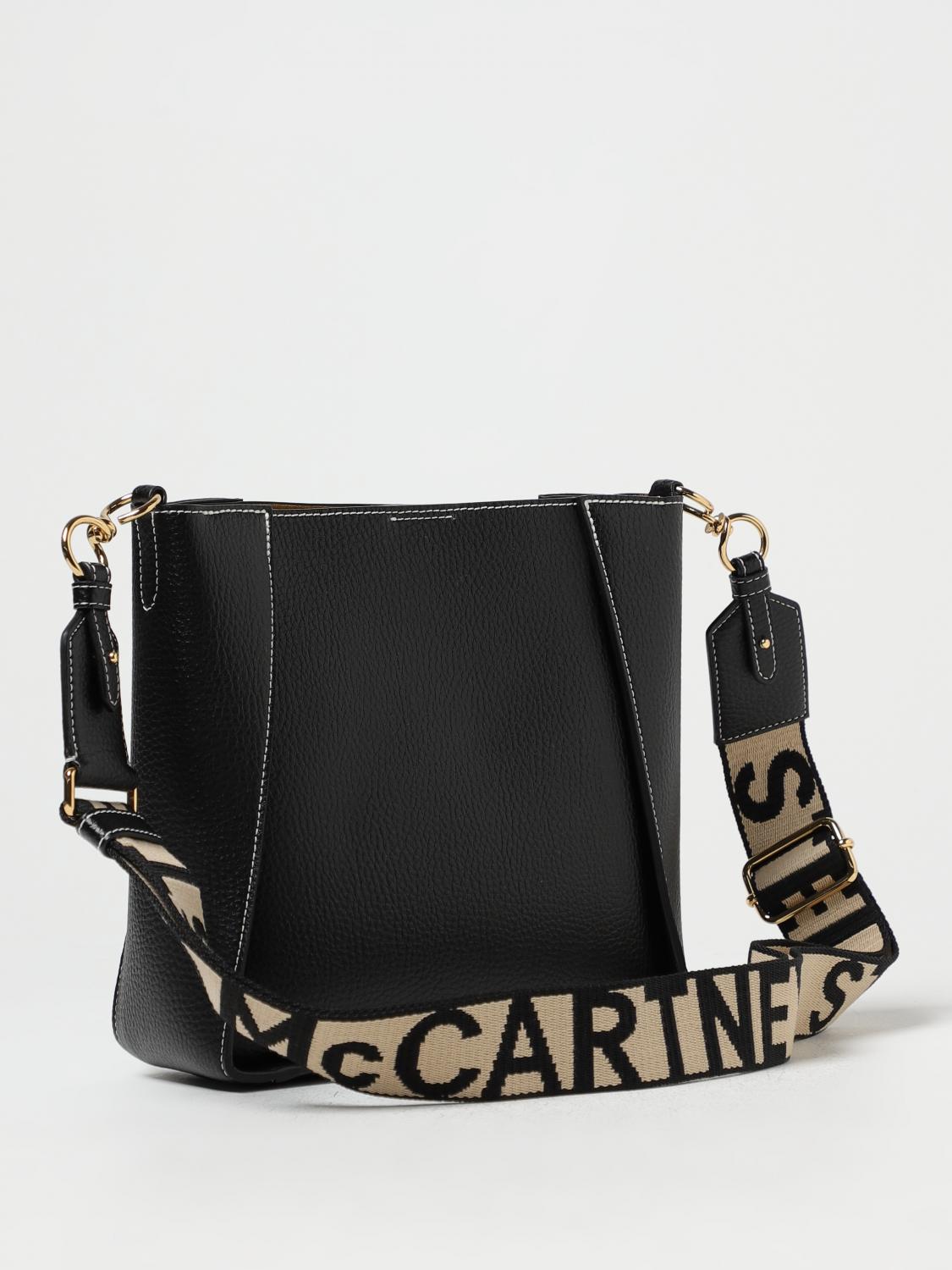 STELLA MCCARTNEY BORSA MINI: Borsa Stella McCartney in pelle sintetica a grana , Nero - Img 2