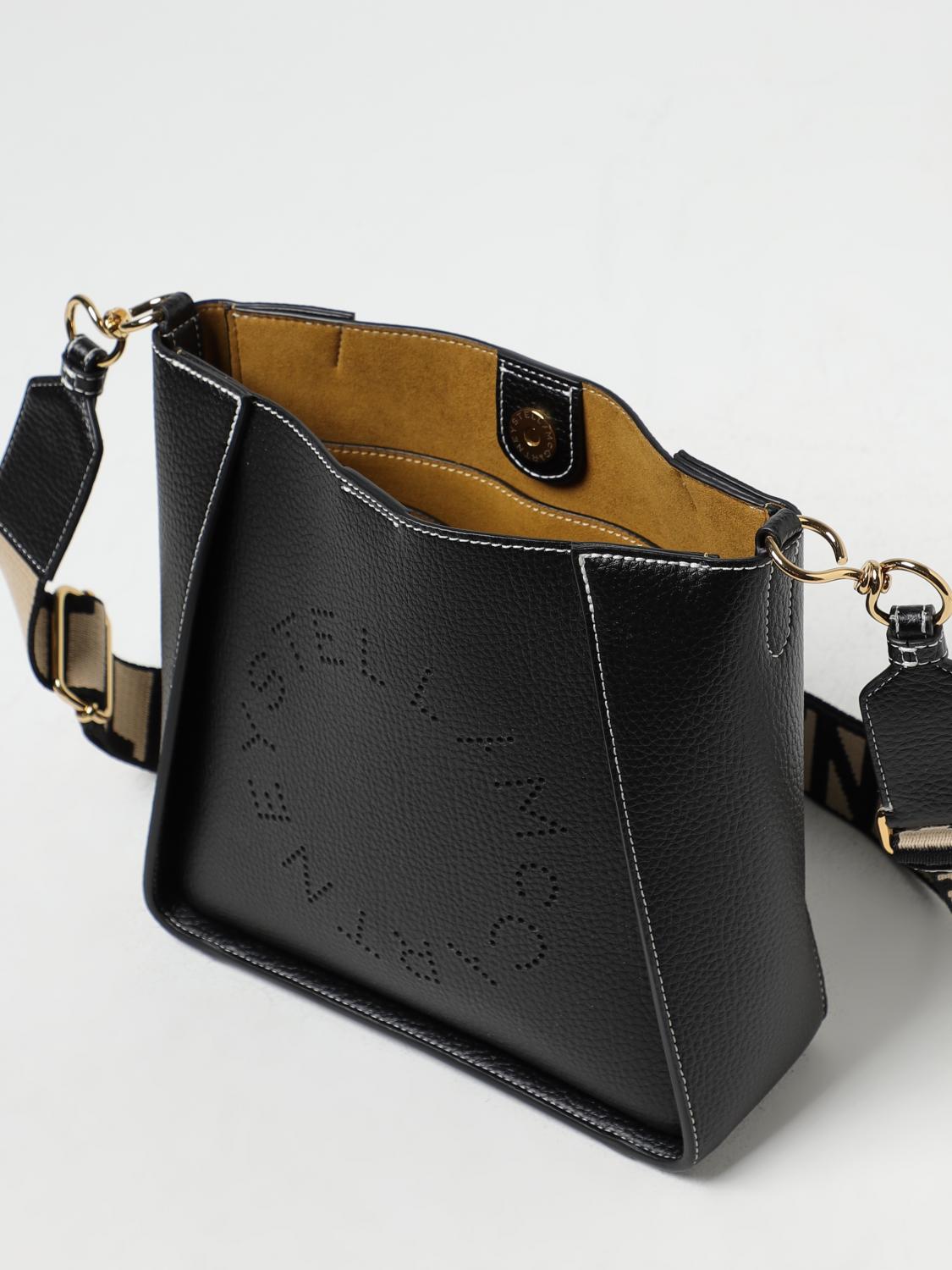 STELLA MCCARTNEY BORSA MINI: Borsa Stella McCartney in pelle sintetica a grana , Nero - Img 4