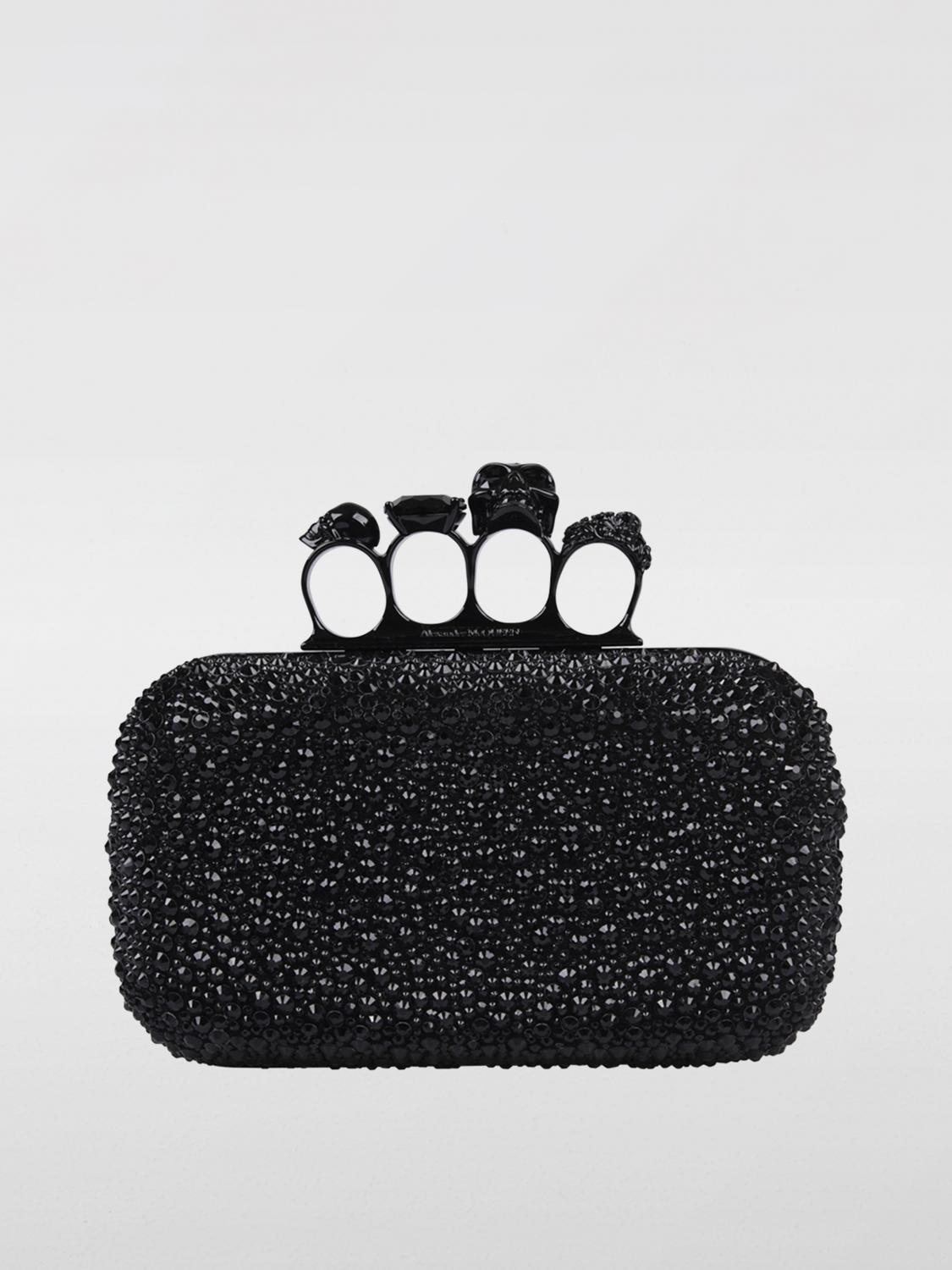 クラッチバッグ alexander mcqueen 6762561BLDA Clutches Bags.. Black ALEXANDER MCQUEEN: Shoulder bag woman - Black | Alexander