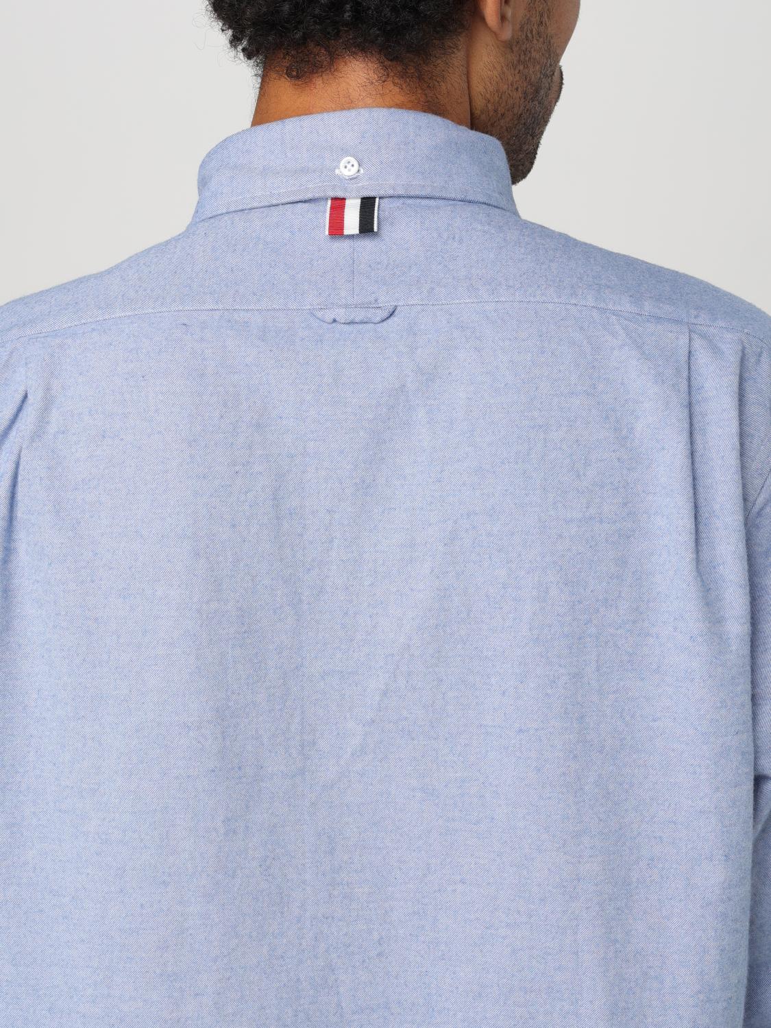 THOM BROWNE SHIRT: Shirt men Thom Browne, Gnawed Blue - Img 5