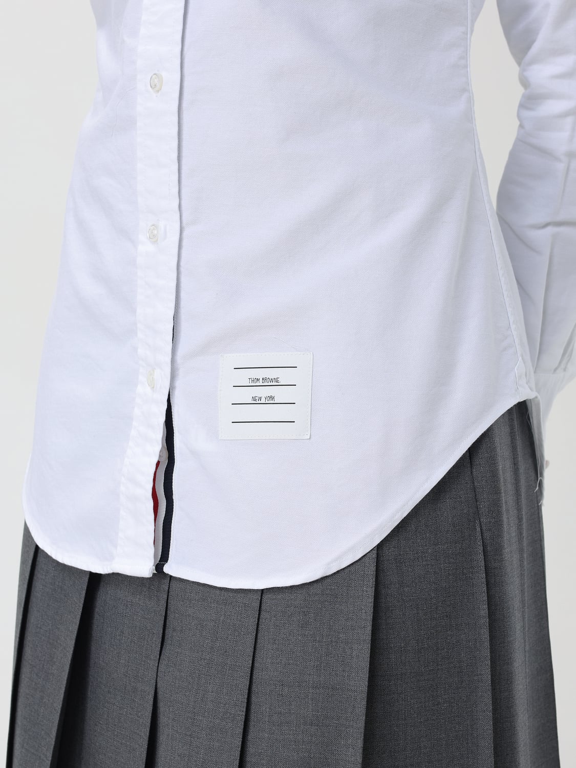 THOM BROWNE CAMISA: Camisa mujer Thom Browne, Blanco - Img 5