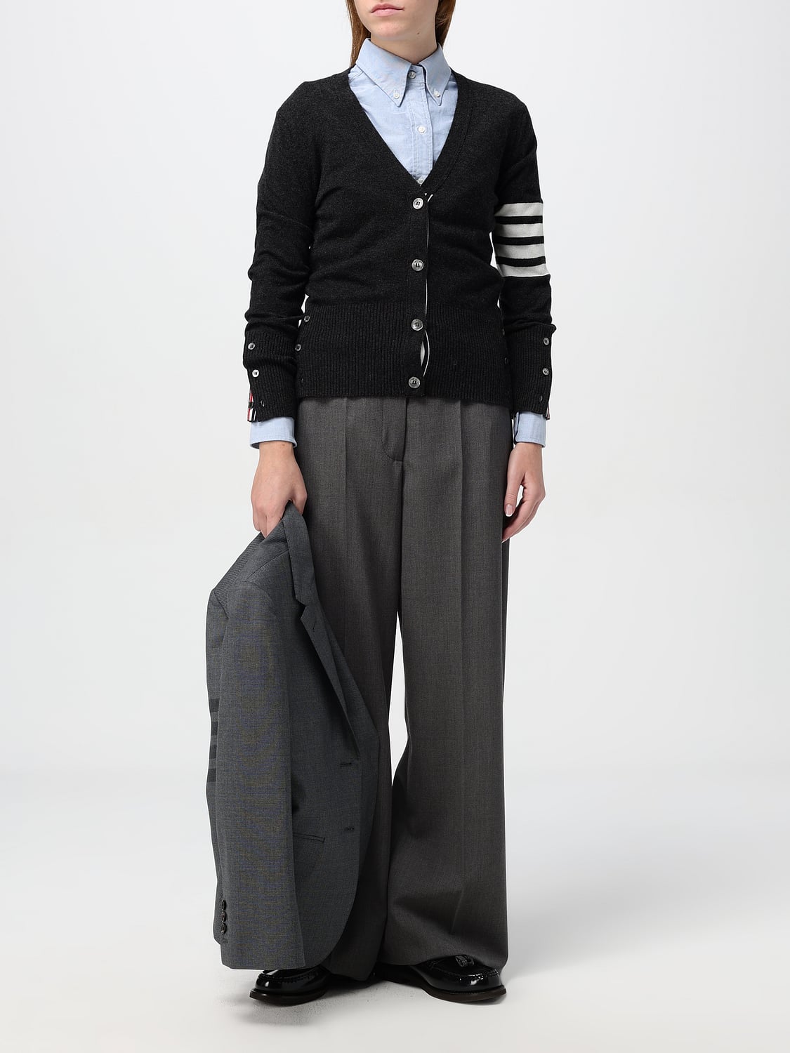THOM BROWNE CAMISA: Camisa mujer Thom Browne, Celeste - Img 2