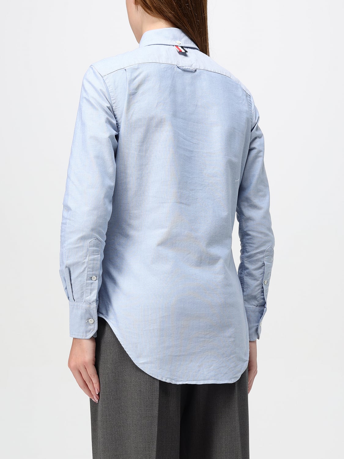 THOM BROWNE CAMISA: Camisa mujer Thom Browne, Celeste - Img 3