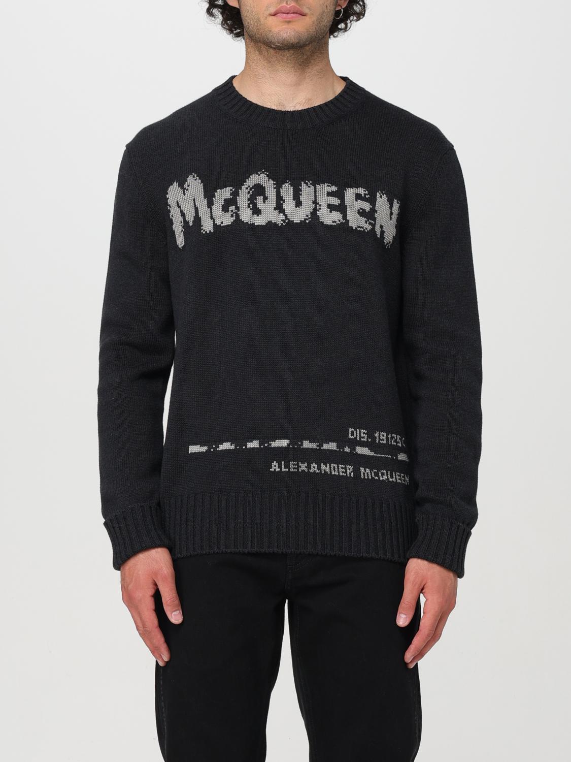 ALEXANDER MCQUEEN Sweater men Grey Alexander McQueen sweater 626454Q1WZL online at GIGLIO.COM