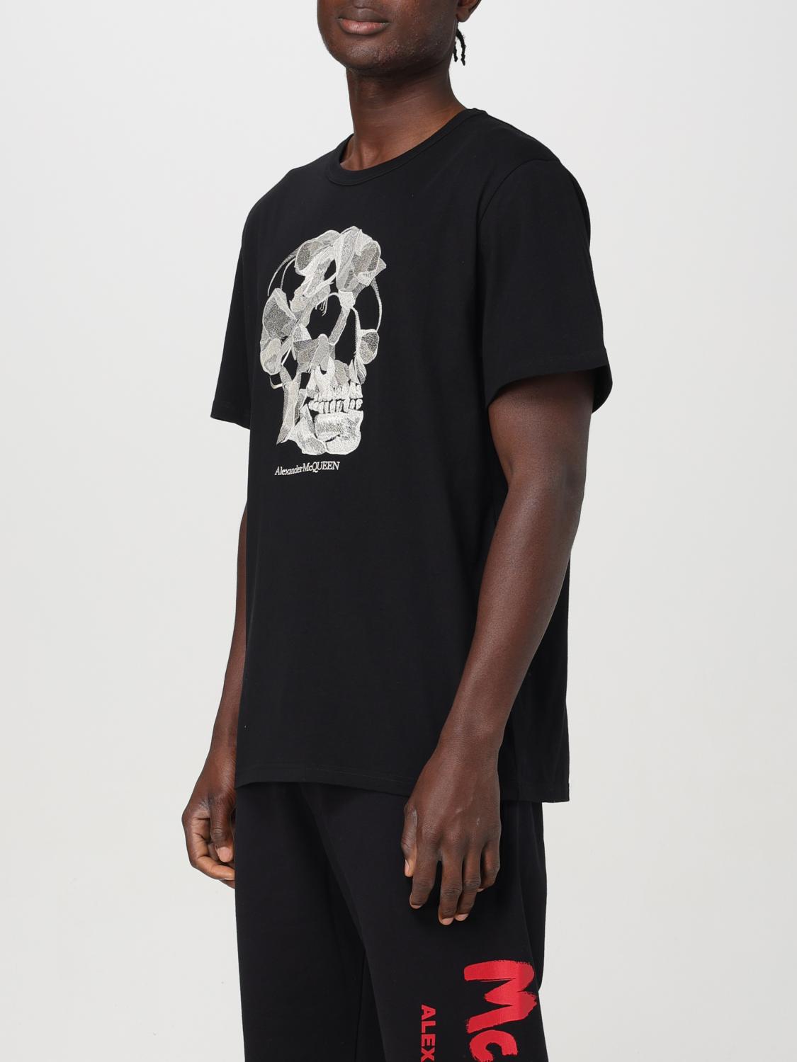 McQueen T-shirt men - Black | 794579QXAAA | GIGLIO.COM