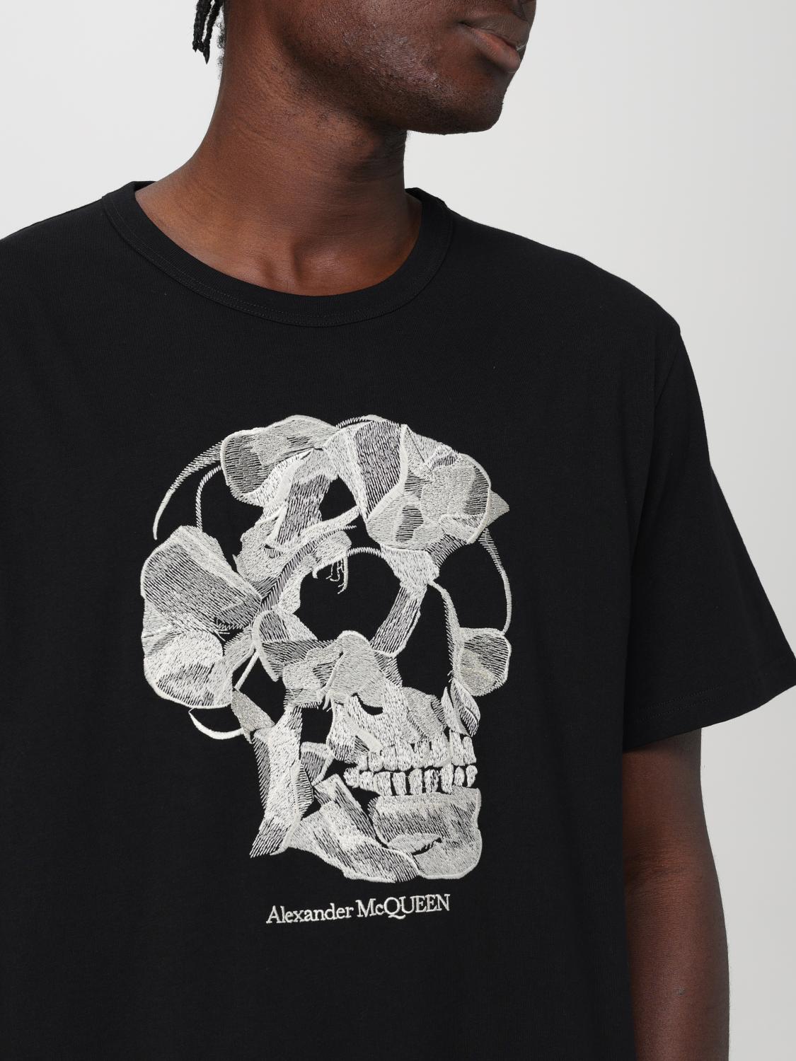 McQueen T-shirt men - Black | 794579QXAAA | GIGLIO.COM