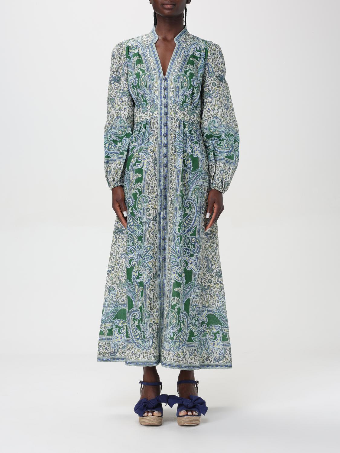 ZIMMERMANN ABITO: Abito Ottie lungo a fiori Zimmermann, Verde - Img 1