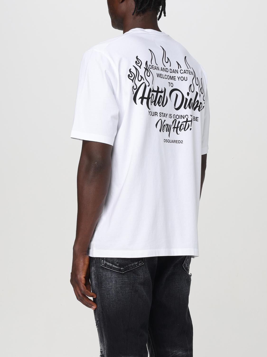 Dsquared2 T-shirt men - White | S74GD1348D20020 | GIGLIO.COM