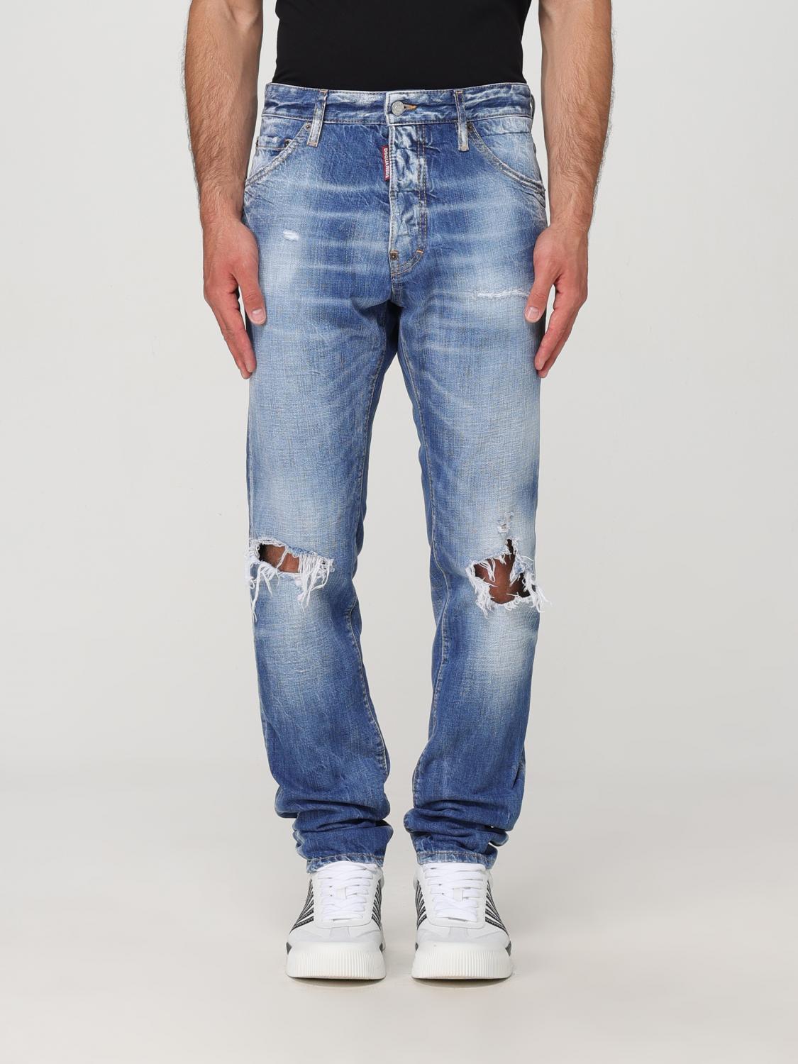 DSQUARED2 JEANS: Jeans hombre Dsquared2, Azul Marino - Img 1