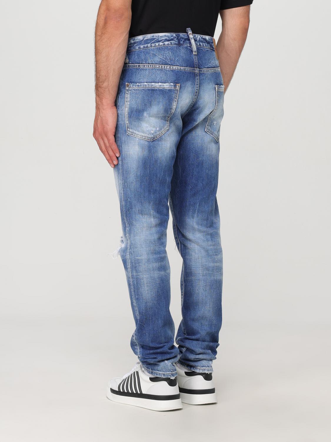 DSQUARED2 JEANS: Jeans hombre Dsquared2, Azul Marino - Img 3