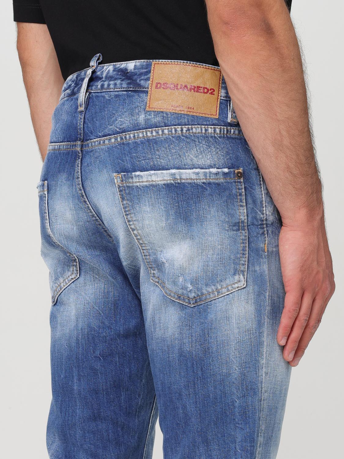 DSQUARED2 JEANS: Jeans hombre Dsquared2, Azul Marino - Img 4