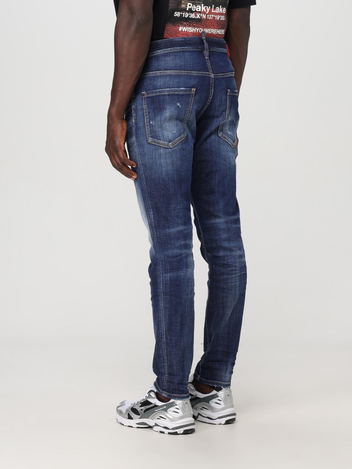 DSQUARED2 JEANS: Jeans men Dsquared2, Navy - Img 2