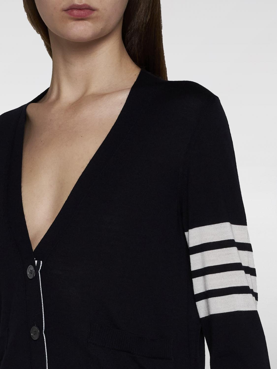 THOM BROWNE CARDIGAN: Cardigan 4-bar Thom Browne, Blue Navy - Img 3