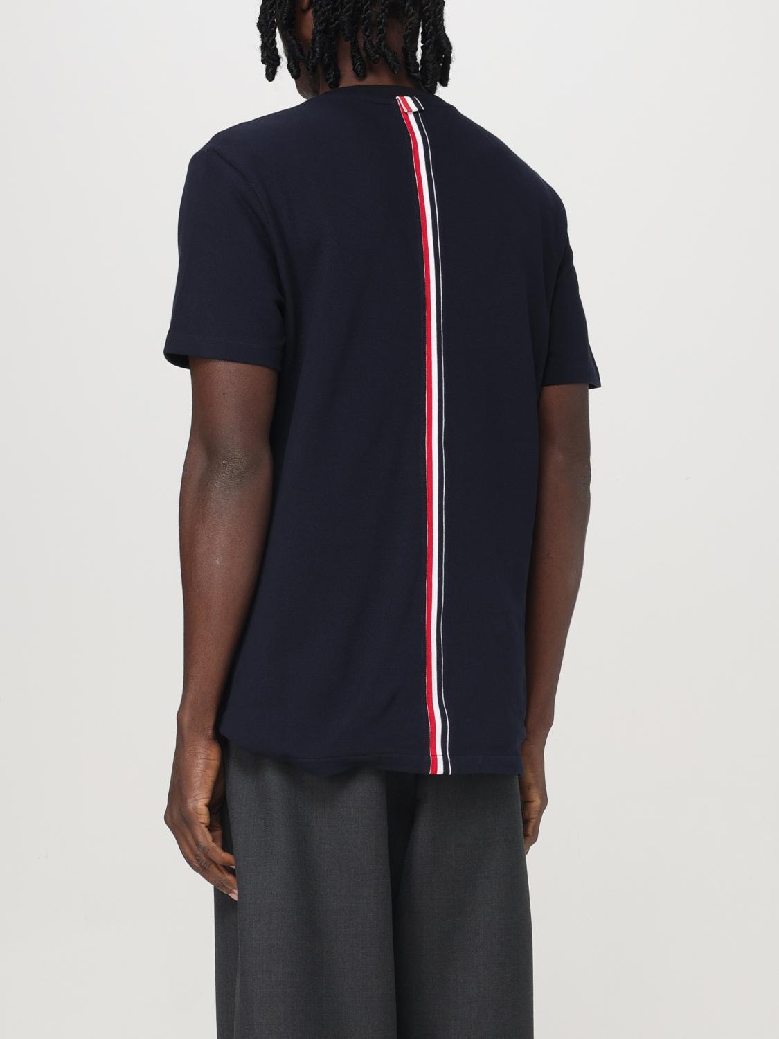 THOM BROWNE T-SHIRT: T-shirt men Thom Browne, Blue - Img 3