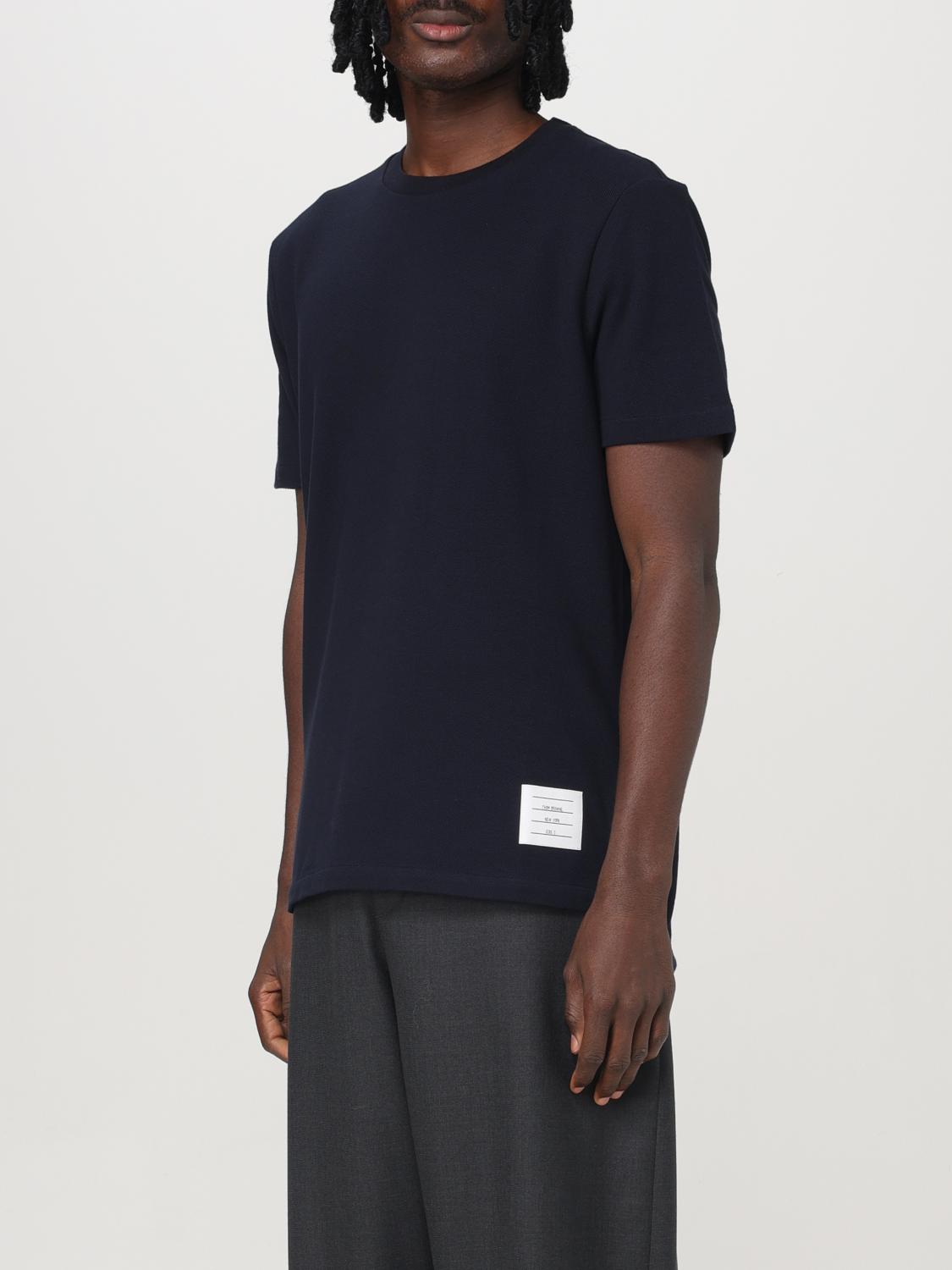 THOM BROWNE T-SHIRT: T-shirt herren Thom Browne, Blau - Img 4