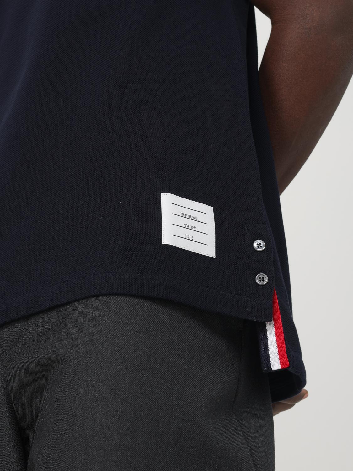 THOM BROWNE T-SHIRT: T-shirt herren Thom Browne, Blau - Img 5