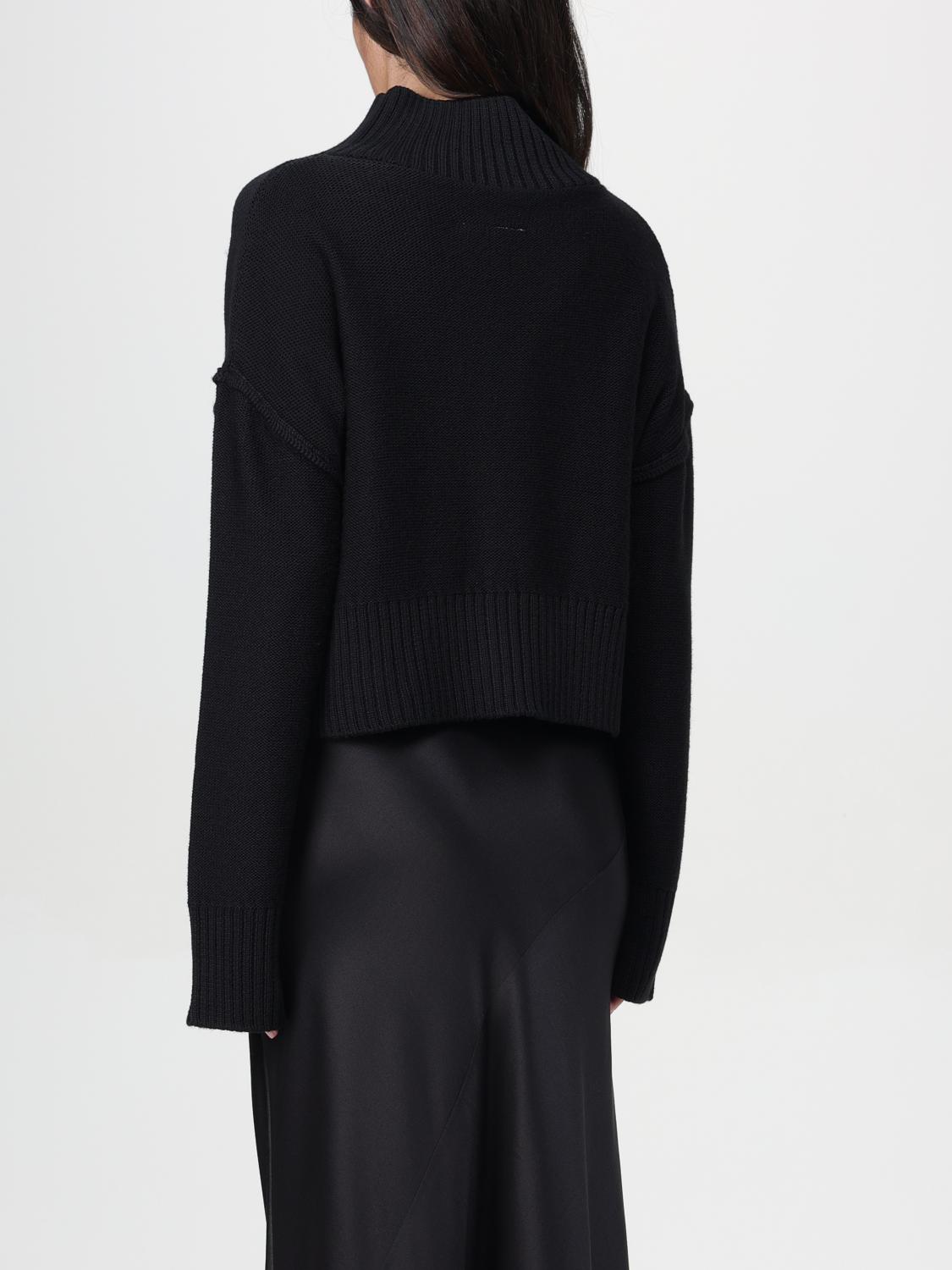 MM6 MAISON MARGIELA PULLOVER: Pullover damen Mm6 Maison Margiela, Schwarz - Img 3