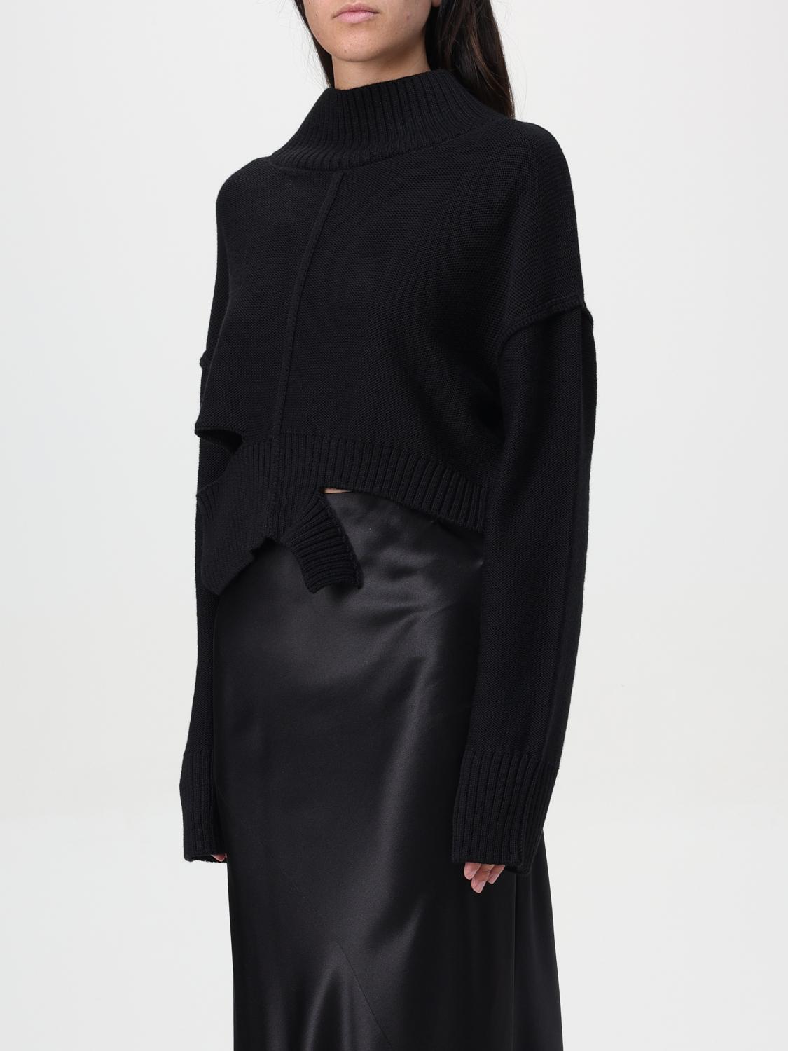 MM6 MAISON MARGIELA PULLOVER: Pullover damen Mm6 Maison Margiela, Schwarz - Img 4