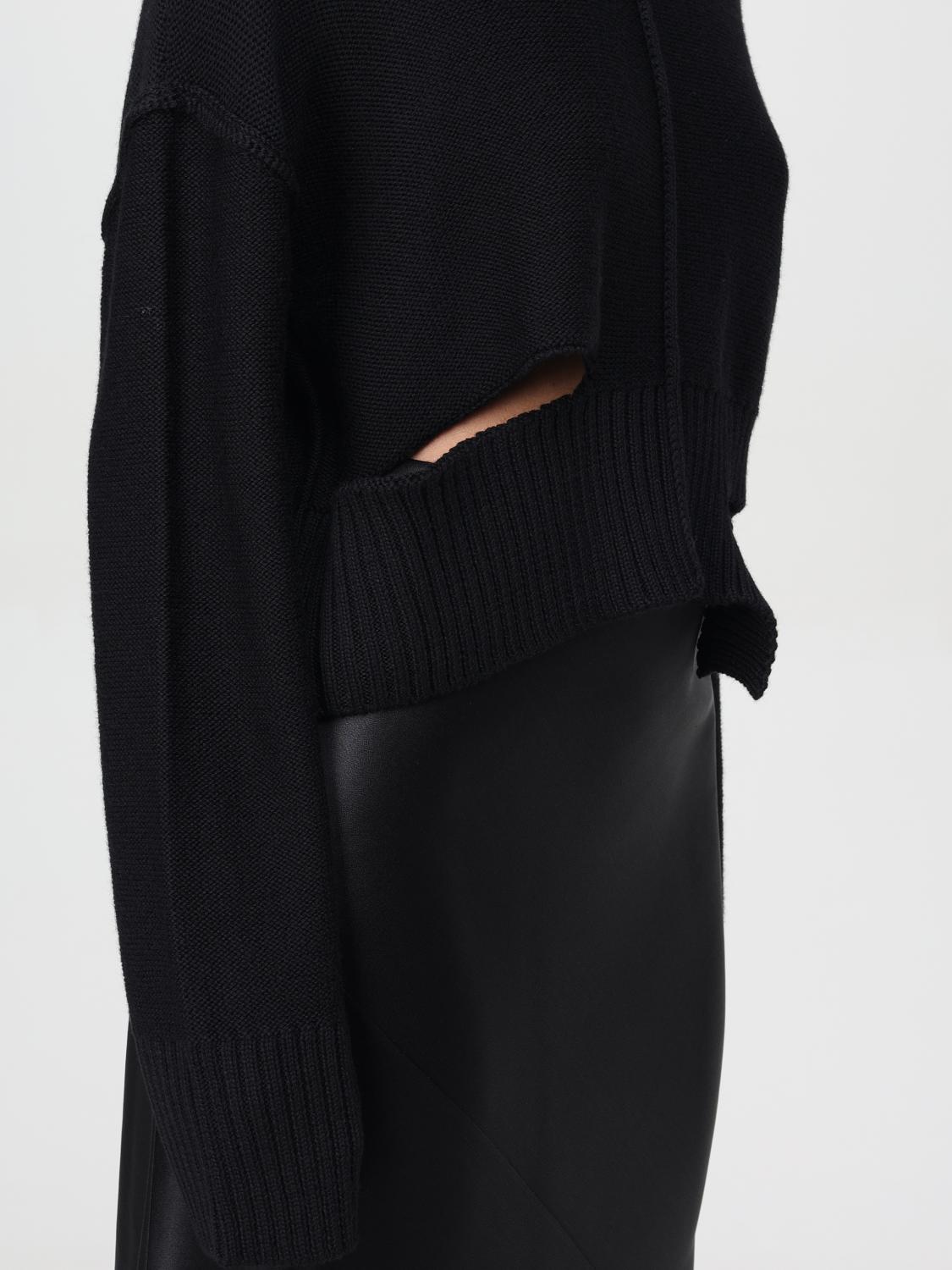 MM6 MAISON MARGIELA PULLOVER: Pullover damen Mm6 Maison Margiela, Schwarz - Img 5