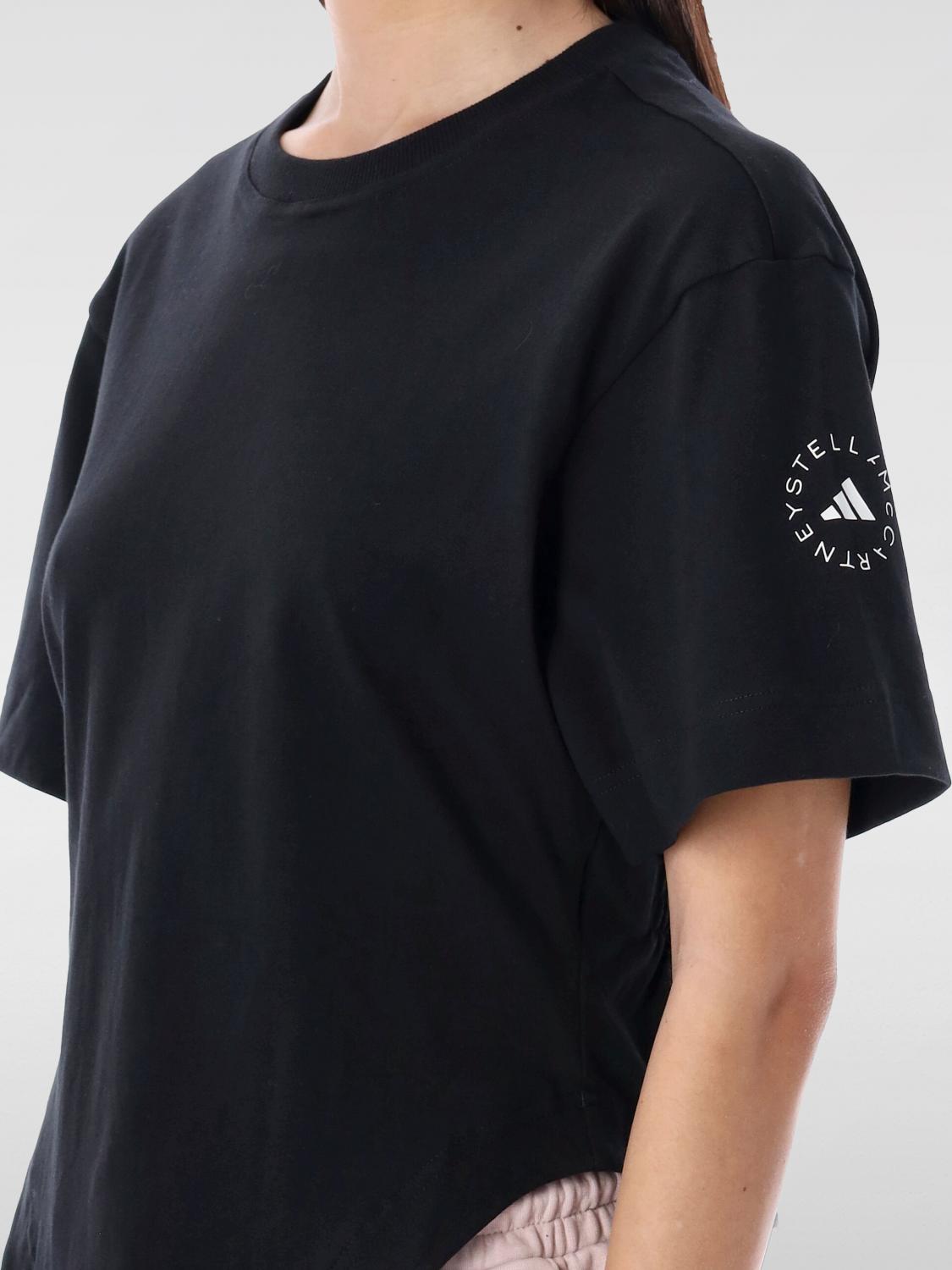 Adidas by Stella McCartney T-shirt woman - Black | IN3656 | GIGLIO.COM
