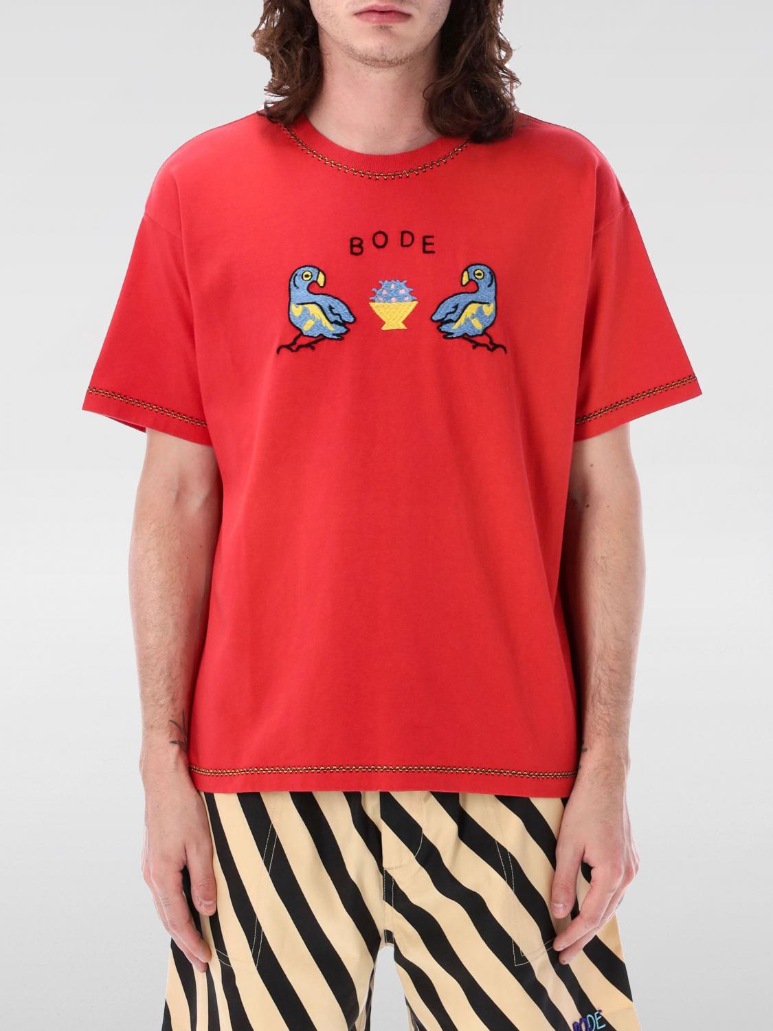 Bode T-shirt men - Red | MRS24CS020C | GIGLIO.COM