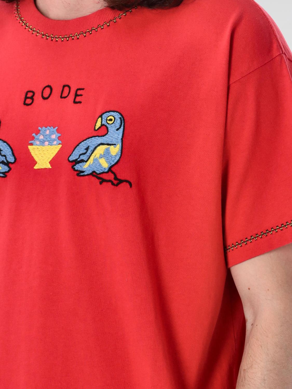 Bode T-shirt men - Red | MRS24CS020C | GIGLIO.COM