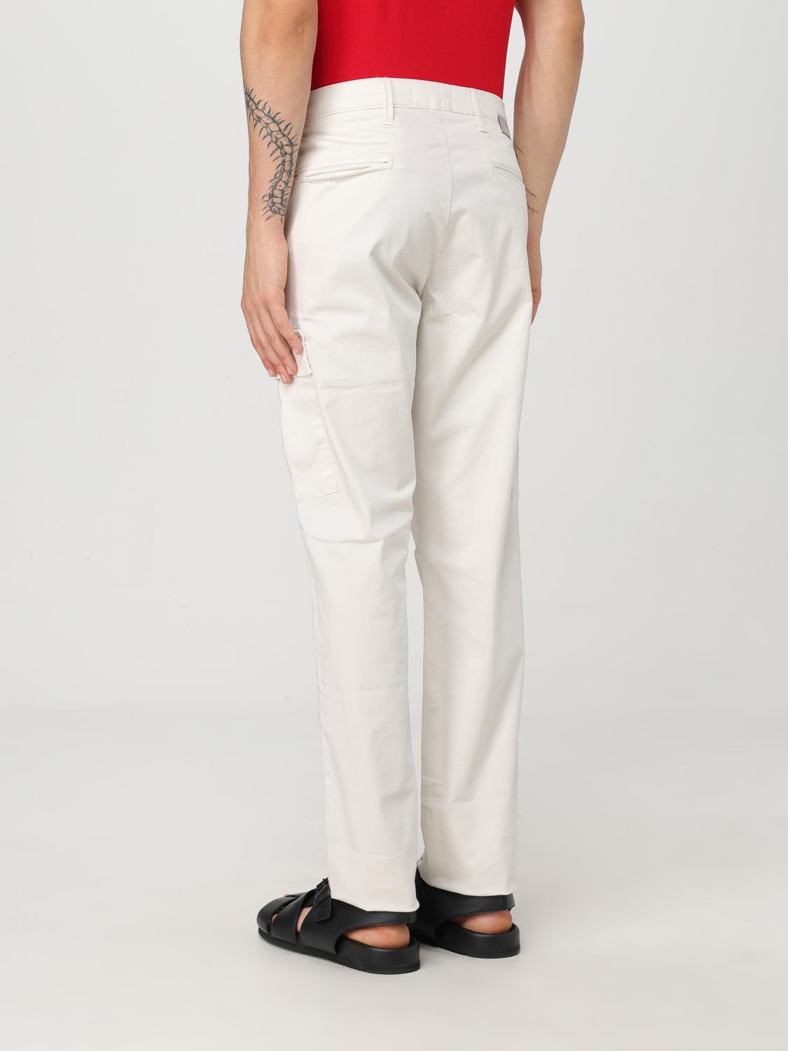 DANIELE ALESSANDRINI PANTS: Pants men Daniele Alessandrini, White - Img 2
