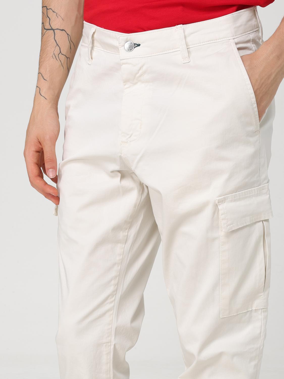 DANIELE ALESSANDRINI PANTS: Pants men Daniele Alessandrini, White - Img 3