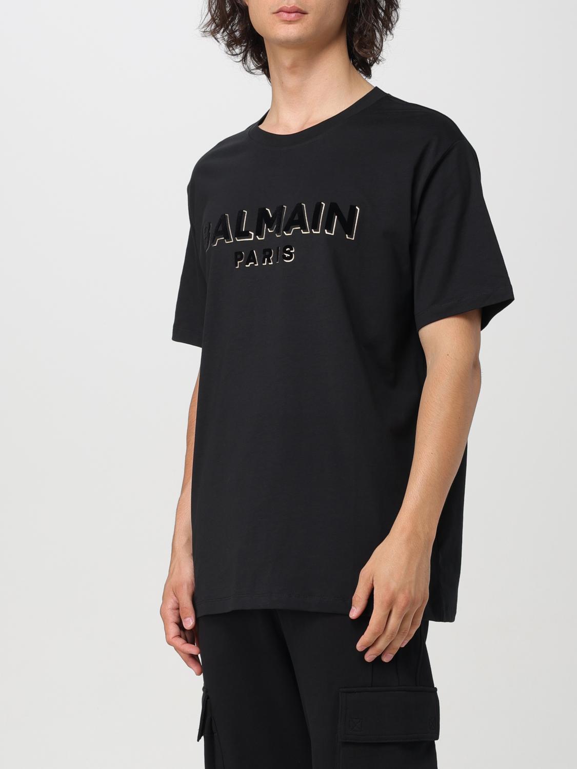 BALMAIN T-SHIRT: T-shirt men Balmain, Black - Img 4