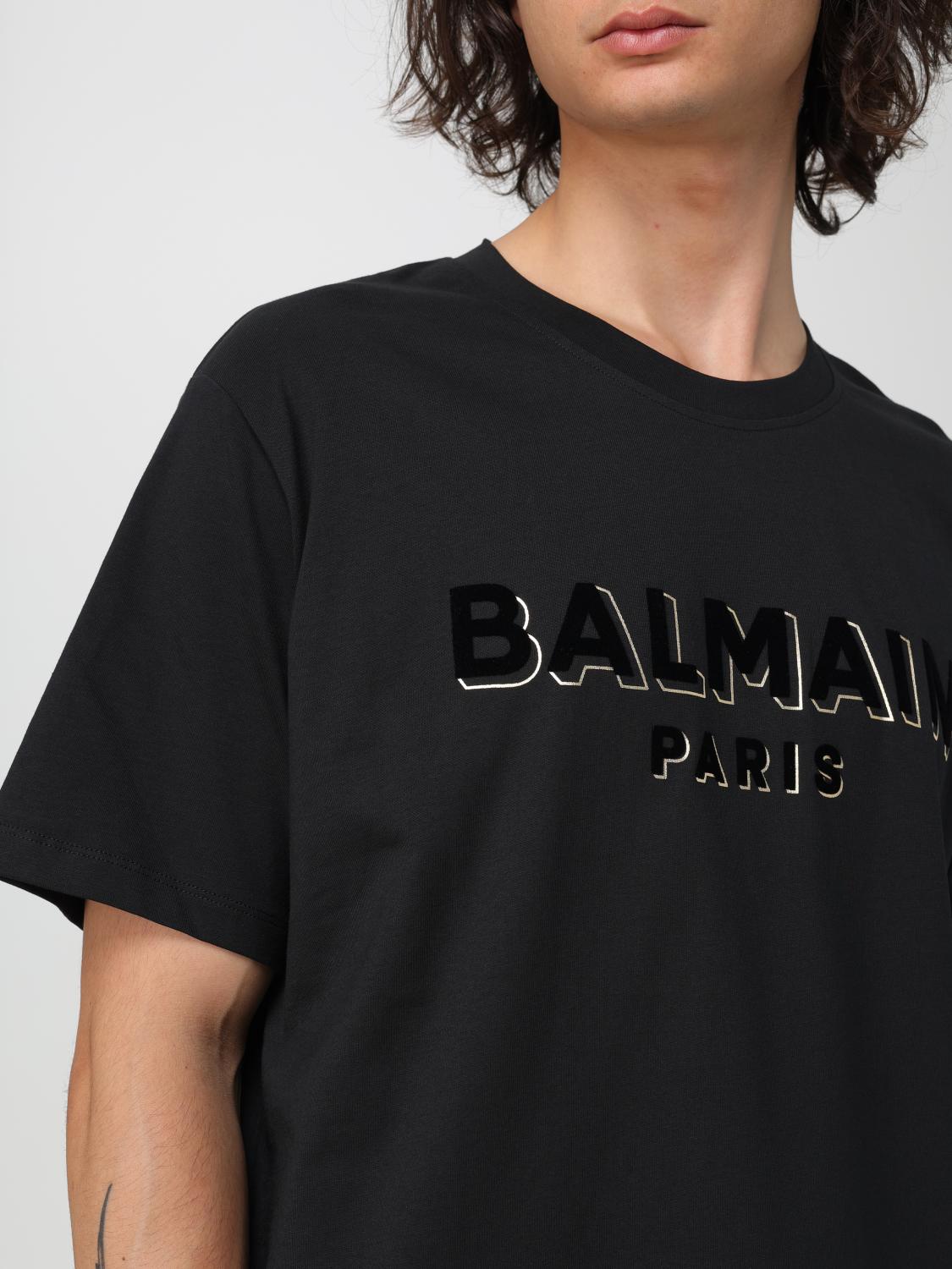 BALMAIN T-SHIRT: T-shirt men Balmain, Black - Img 5
