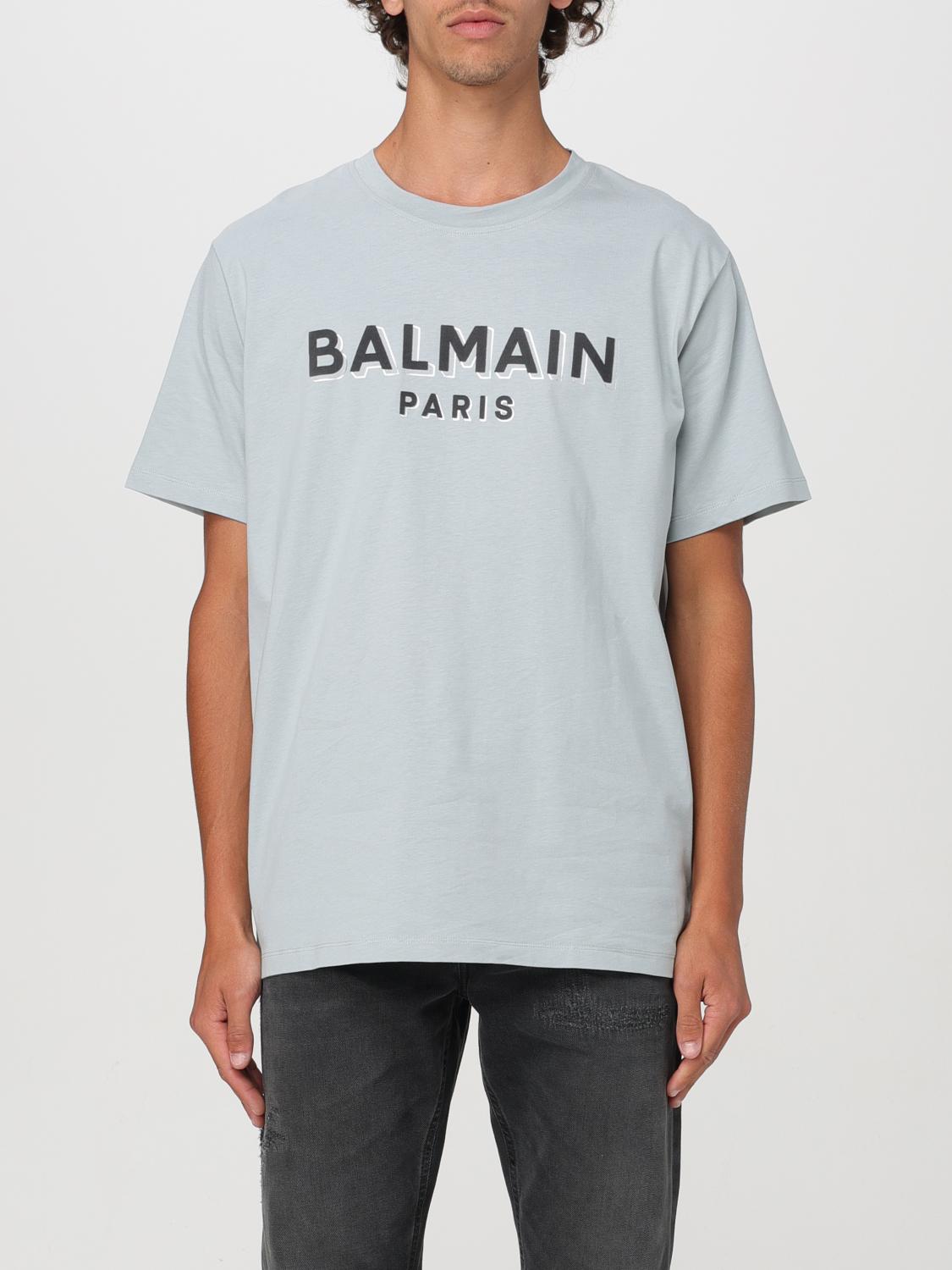BALMAIN CAMISETA: Camiseta hombre Balmain, Gris - Img 1