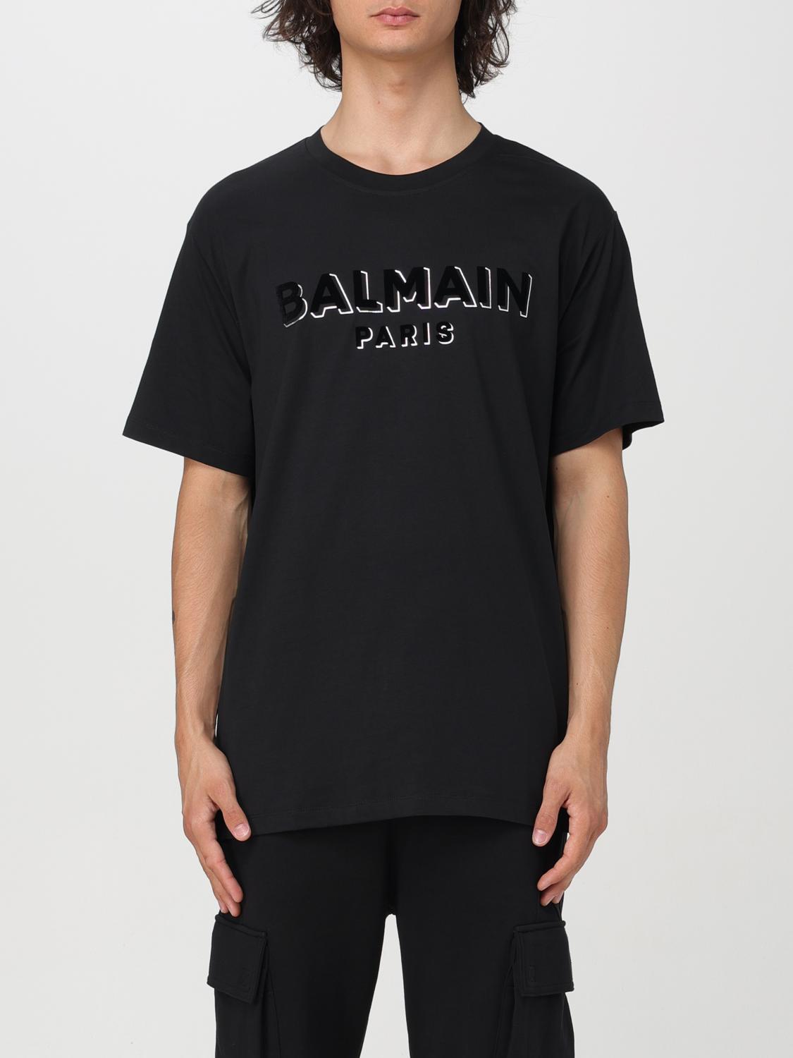 BALMAIN CAMISETA: Camiseta hombre Balmain, Negro 1 - Img 1