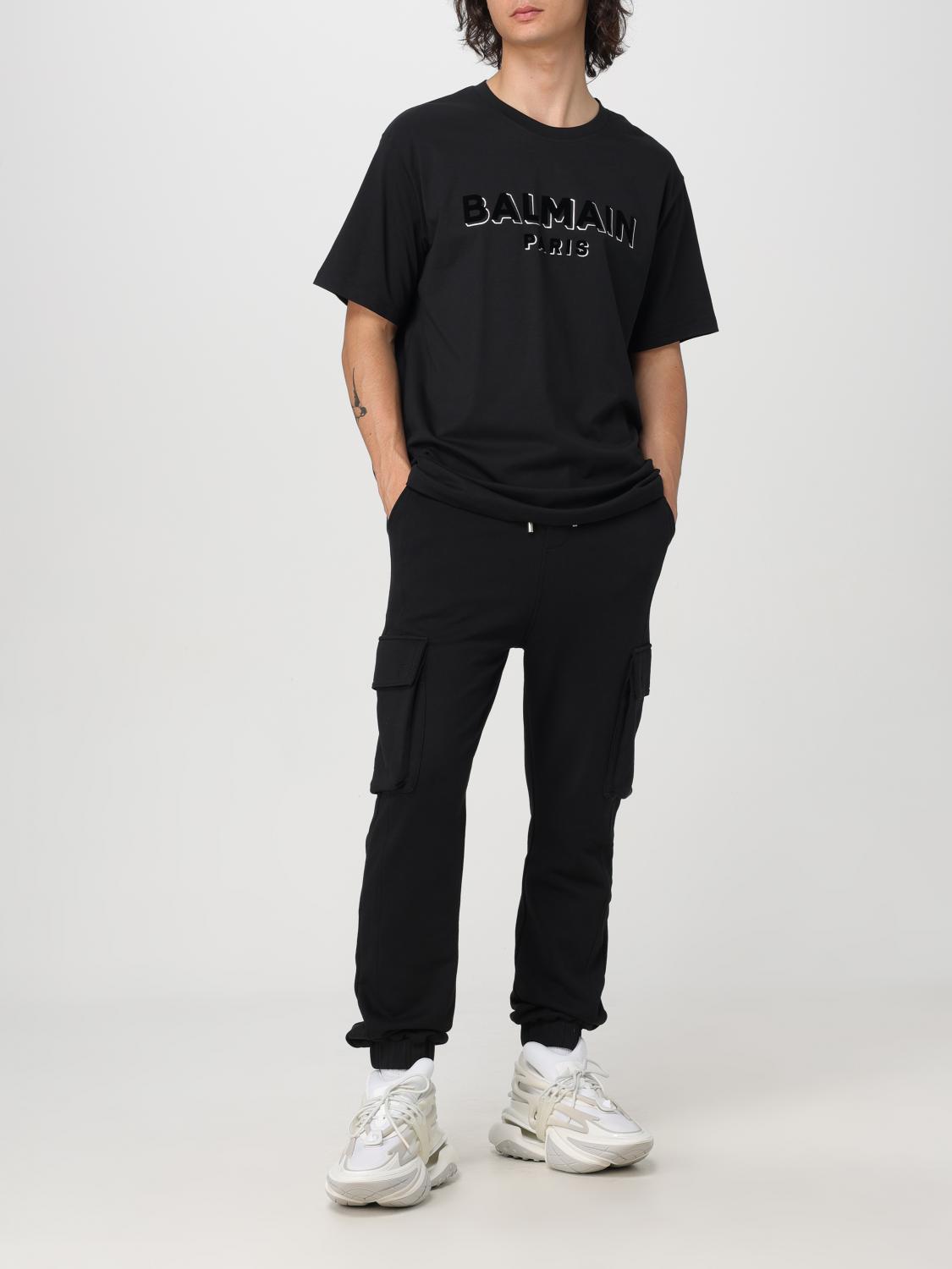 BALMAIN CAMISETA: Camiseta hombre Balmain, Negro 1 - Img 2