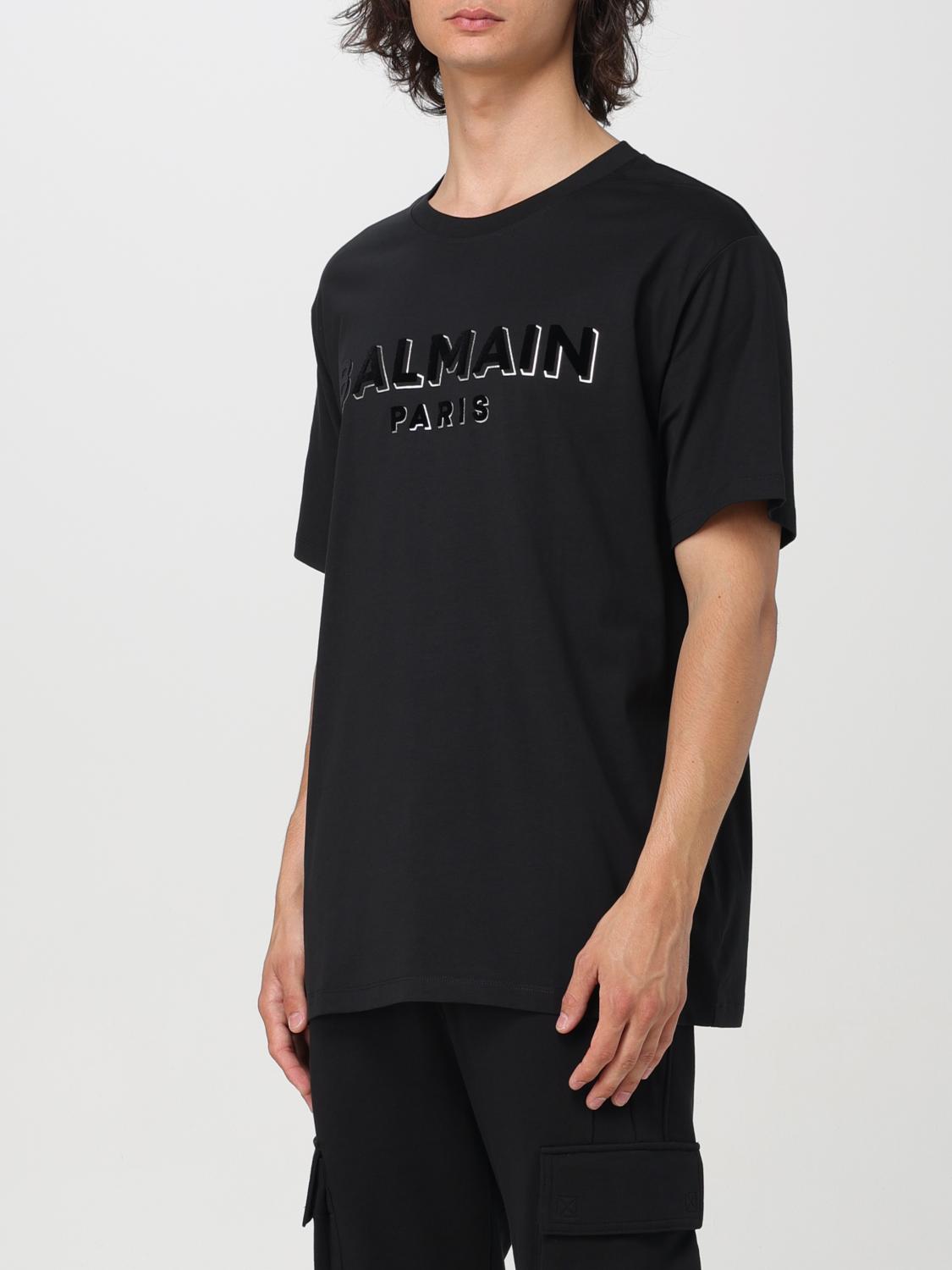 BALMAIN CAMISETA: Camiseta hombre Balmain, Negro 1 - Img 4