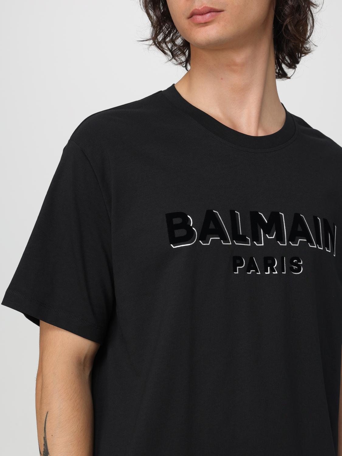 BALMAIN CAMISETA: Camiseta hombre Balmain, Negro 1 - Img 5