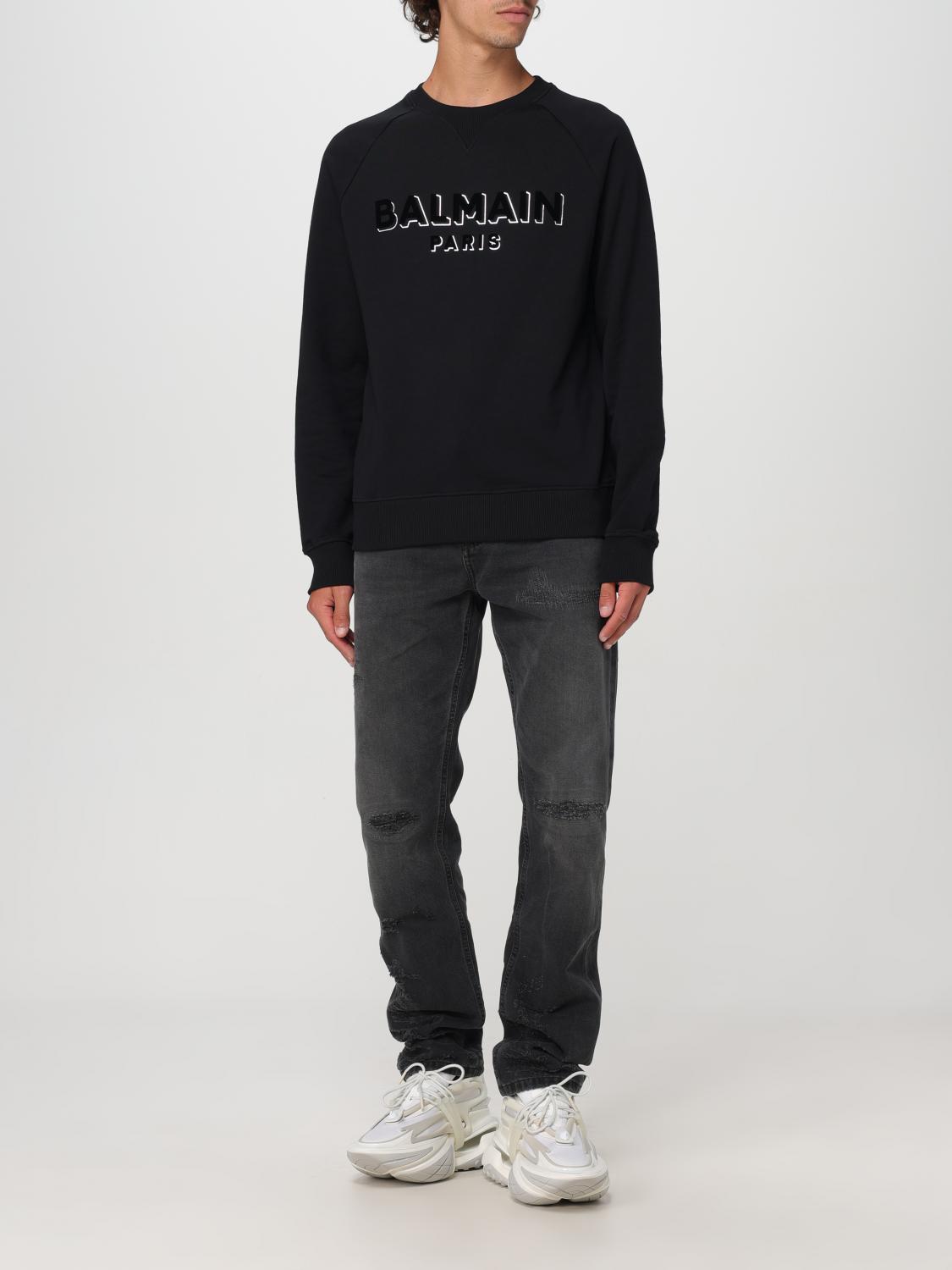 BALMAIN JEANS: Jeans hombre Balmain, Negro - Img 2
