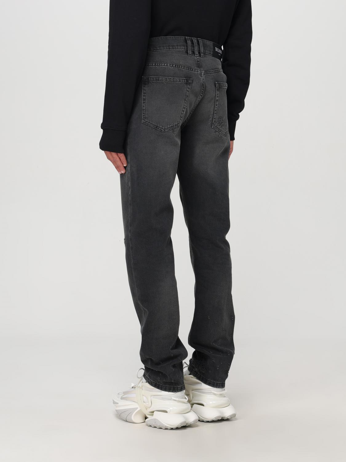 BALMAIN JEANS: Jeans hombre Balmain, Negro - Img 3