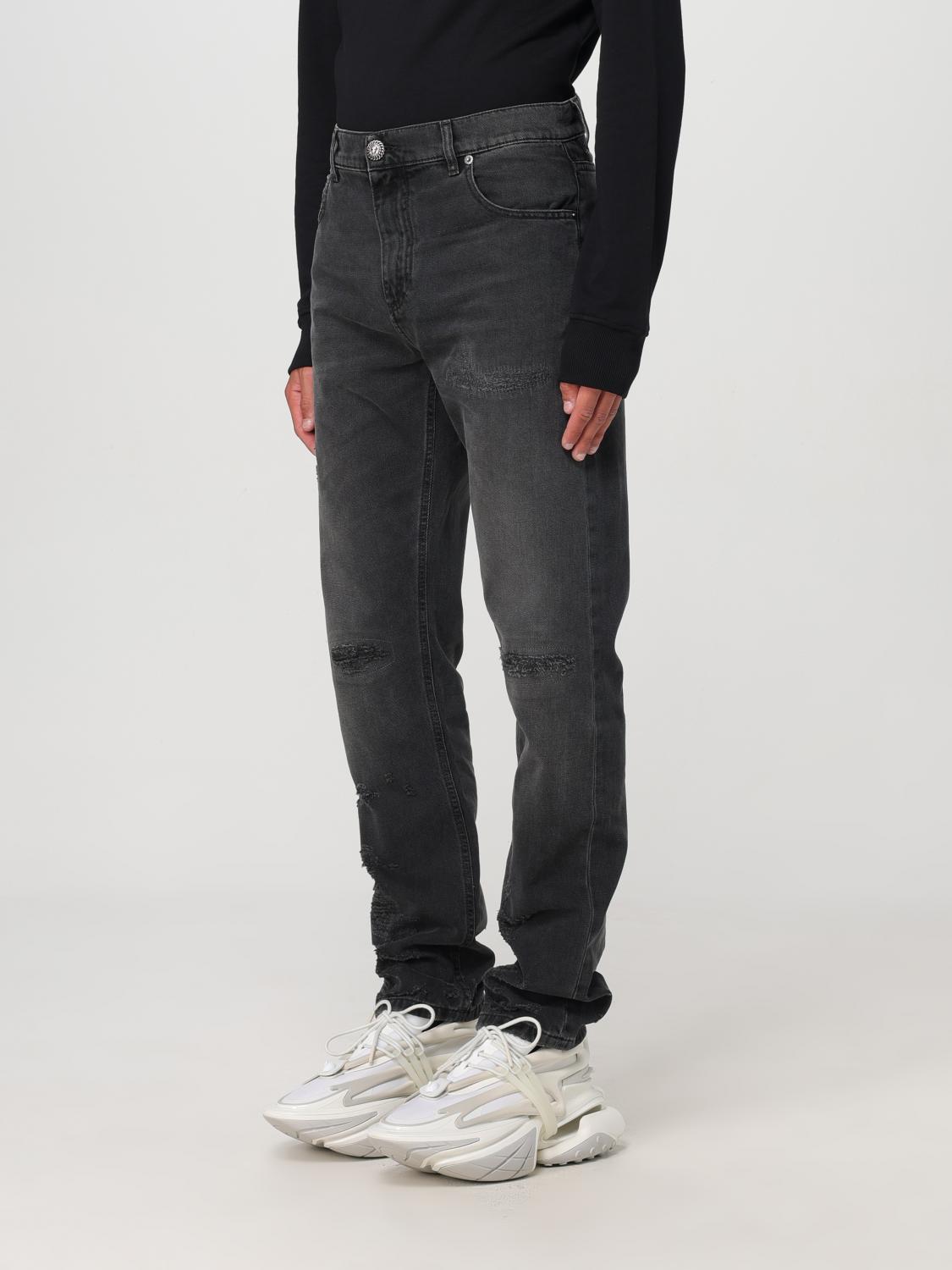 BALMAIN JEANS: Jeans hombre Balmain, Negro - Img 4