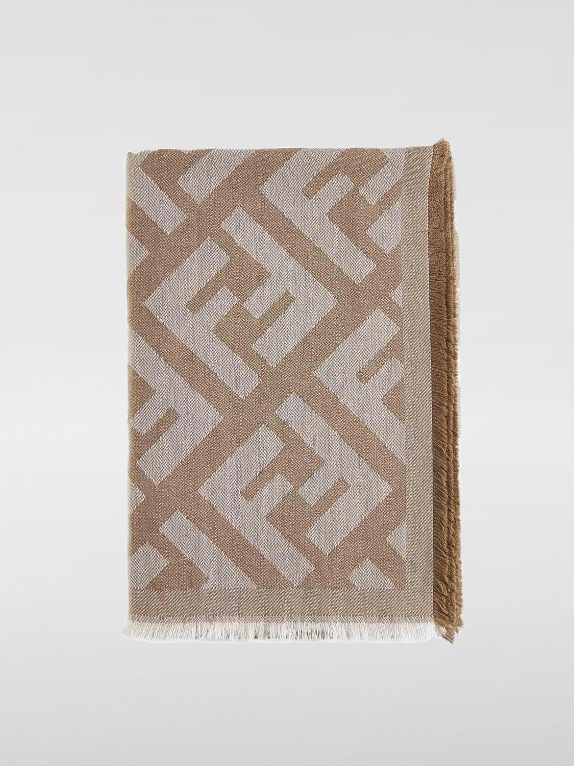Fendi Scarf woman - Beige | FXT069A669 | GIGLIO.COM