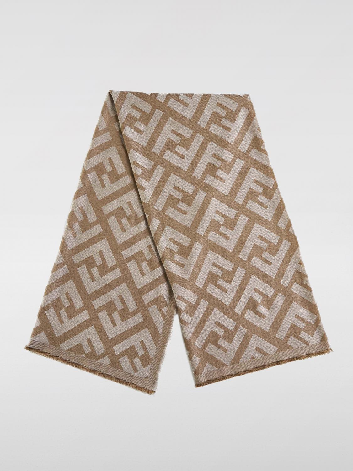 Fendi Scarf woman - Beige | FXT069A669 | GIGLIO.COM