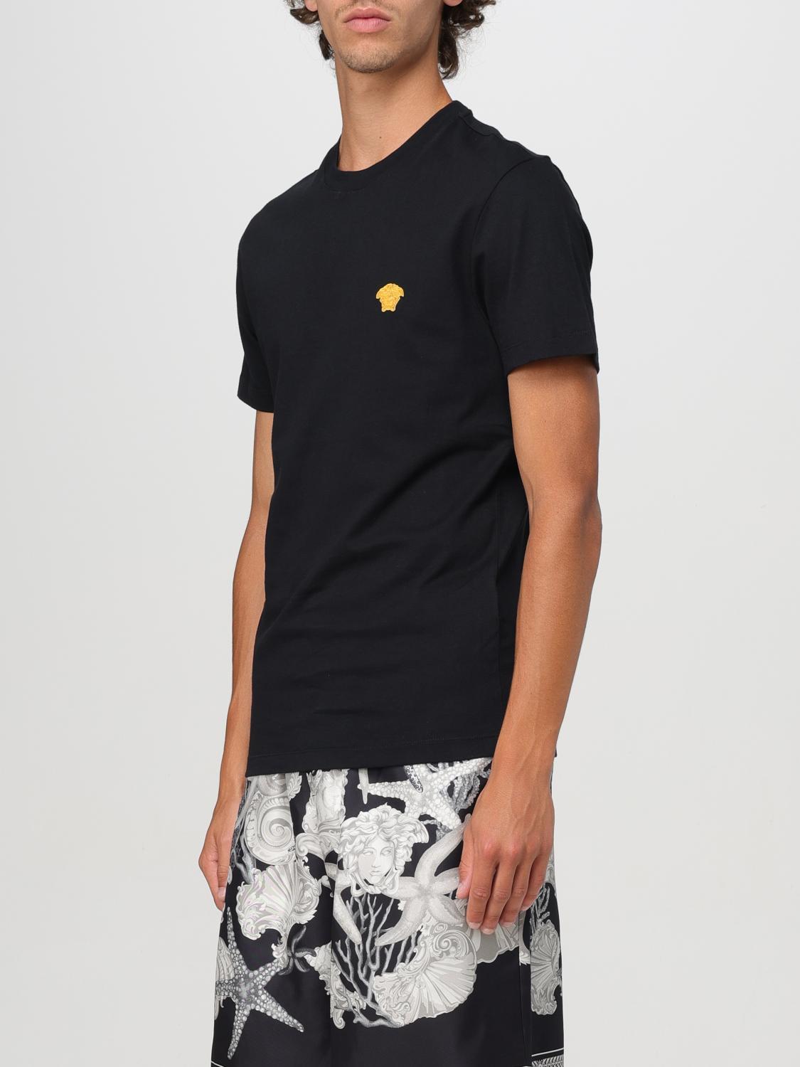 Versace T-shirt men - Black | 10084811A08489 | GIGLIO.COM
