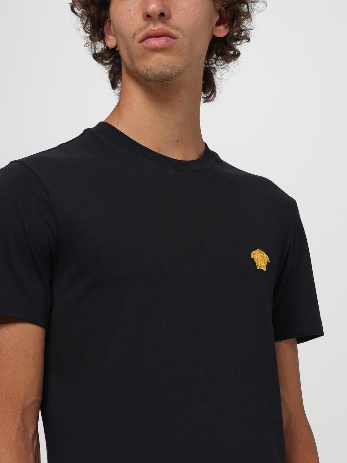 Versace T-shirt men - Black | 10084811A08489 | GIGLIO.COM