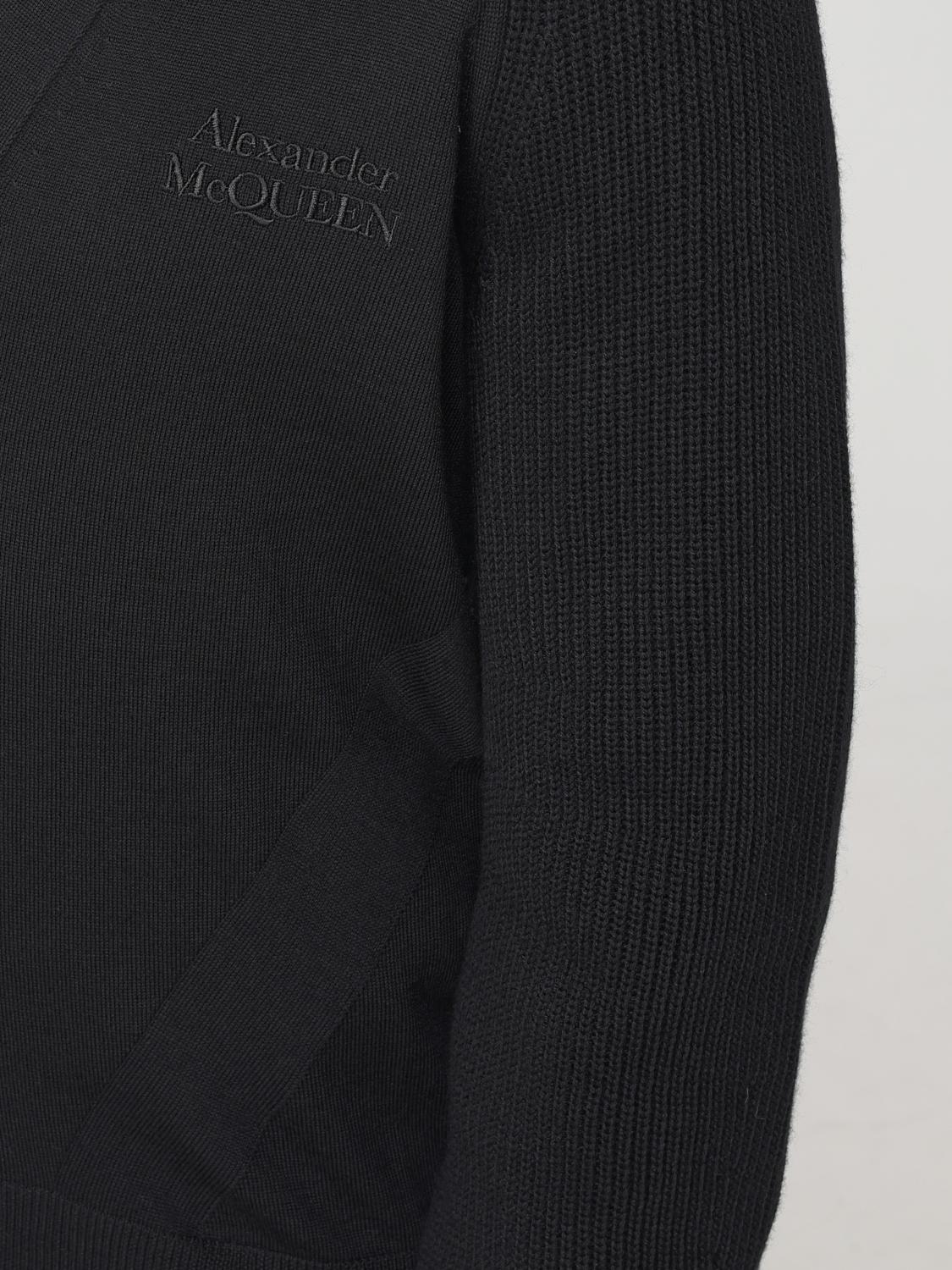 MCQUEEN CARDIGAN: Pull homme McQueen, Noir - Img 5