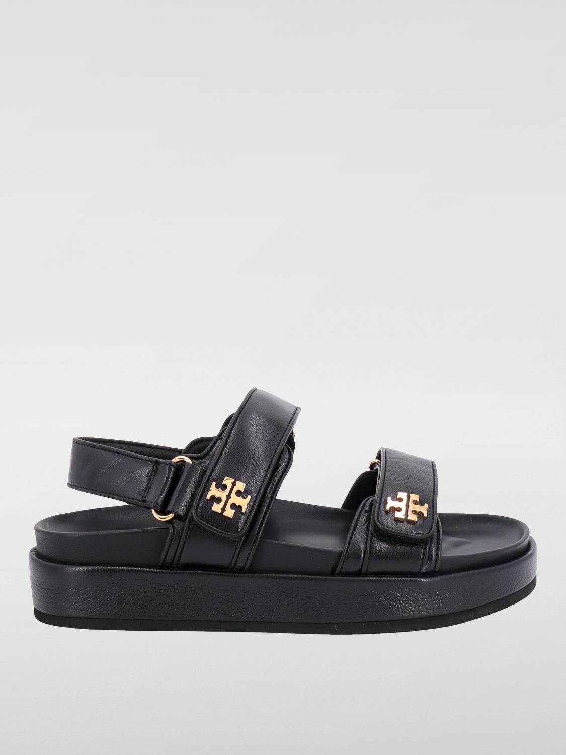 TORY BURCH SANDALI CON TACCO: Sandalo Tory Burch in pelle , Nero - Img 1