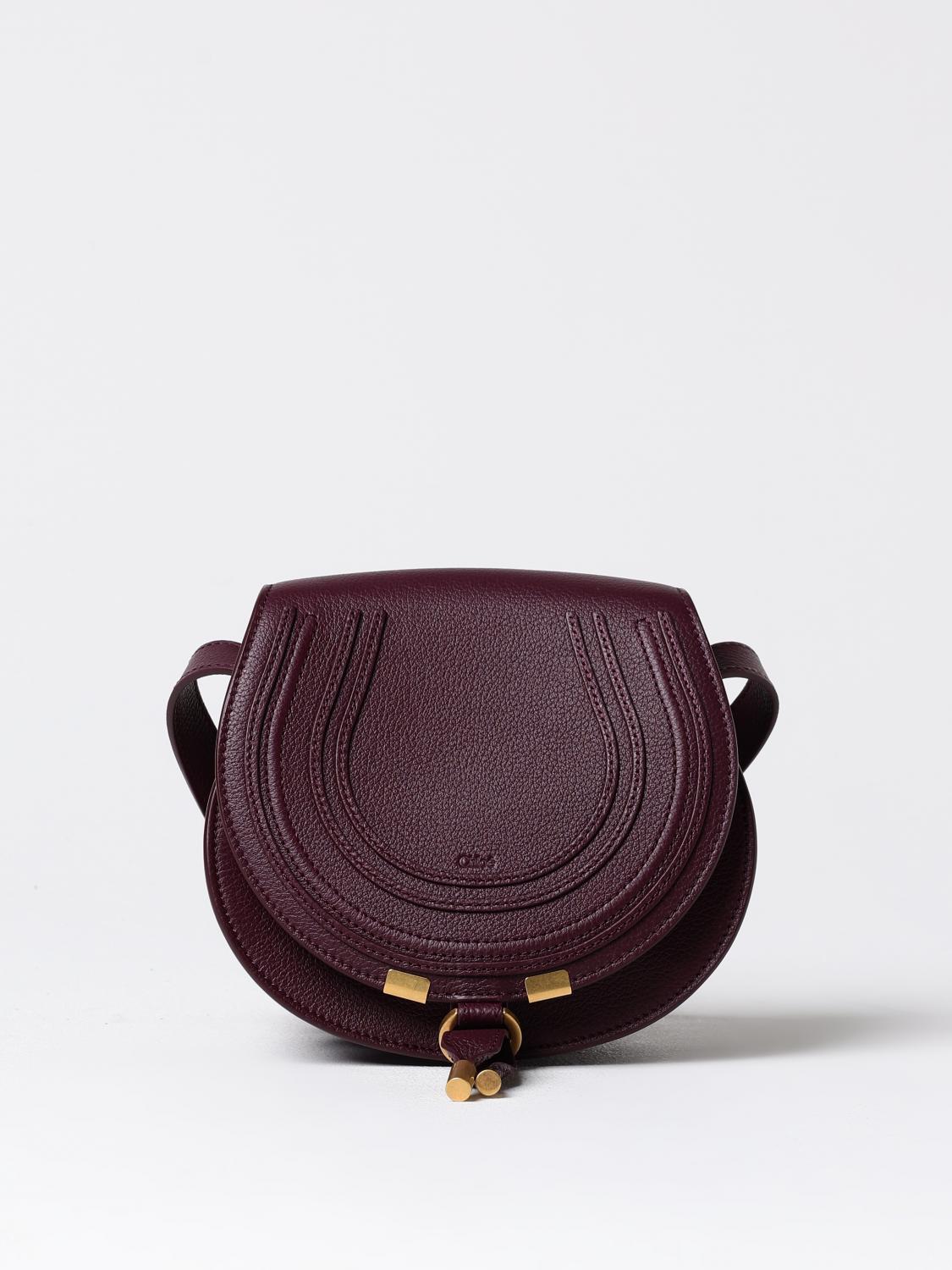 CHLOÉ BORSA MINI: Borsa Marcie Chloè in pelle a grana , Fantasia - Img 1
