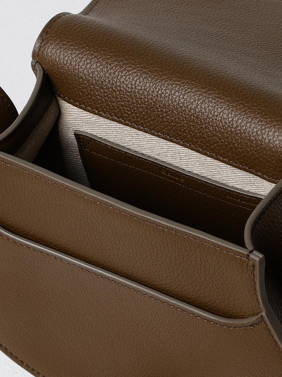 CHLOÉ BORSA MINI: Borsa Marcie Chloè in pelle a grana , Cuoio - Img 5